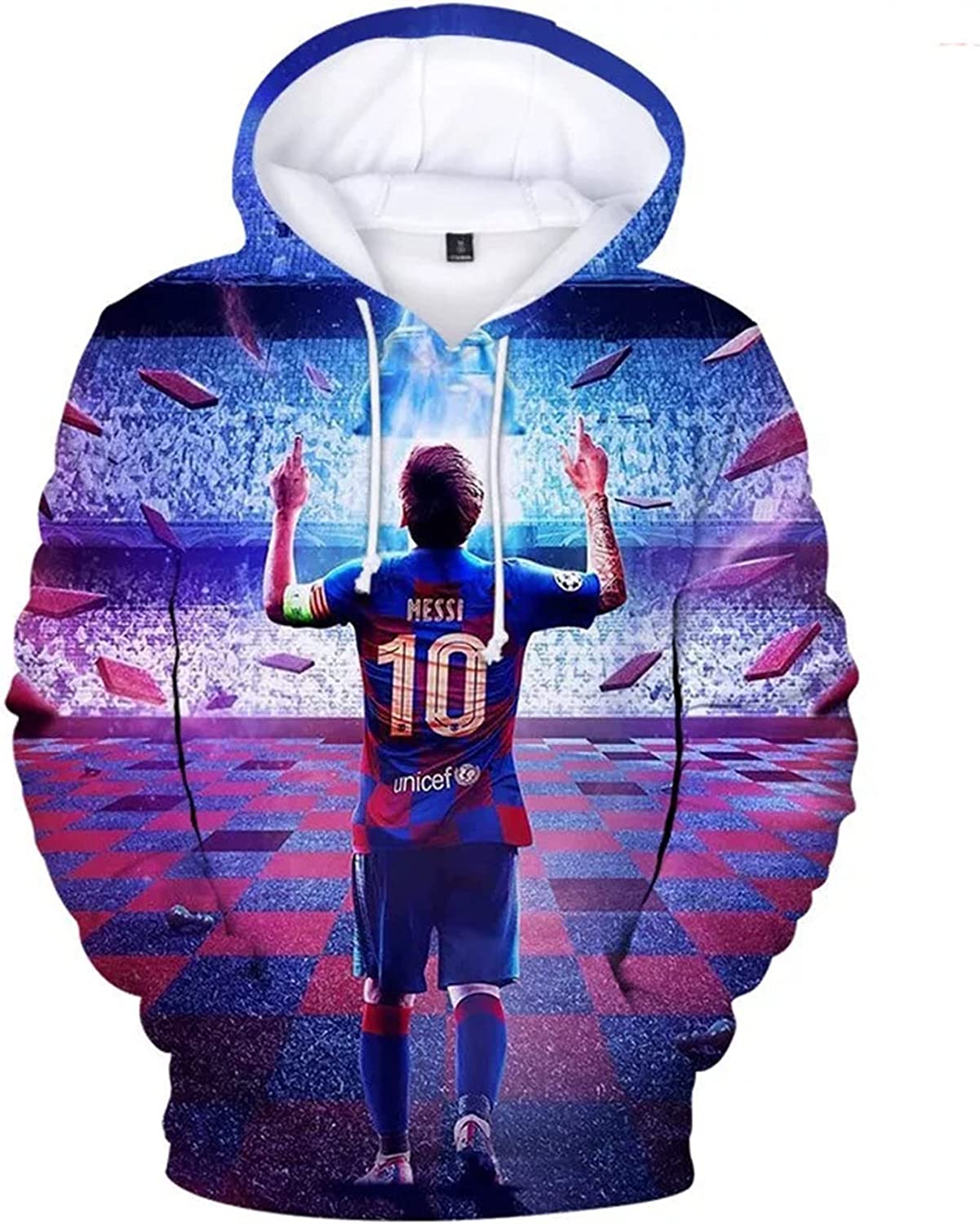 FC Barcelona Lionel Messi 10 Pullover Hoodie V7
