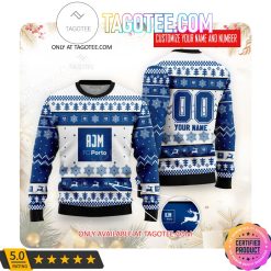 FC Porto Custom Name Number Ugly Christmas Sweater