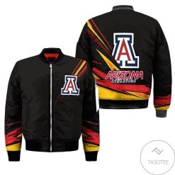 NCAA Arizona Wildcats Black Unisex Bomber Jacket