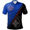 NCAA Boise State Broncos Custom Text Blue Black Celtic Polo Shirt