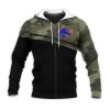 NCAA Boise State Broncos Black Camo Zip Up Hoodie