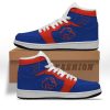 NCAA Boise State Broncos Blue Orange Air Jordan 1 High Sneakers