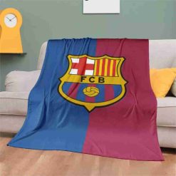 FC Barcelona Red Blue Fleece Blanket
