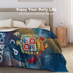 Alternative view of FC Porto Vencer Desde 1893 Fleece Blanket