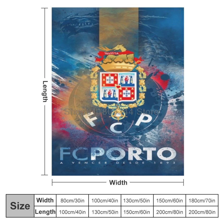 FC Porto Vencer Desde 1893 Fleece Blanket - Image 3