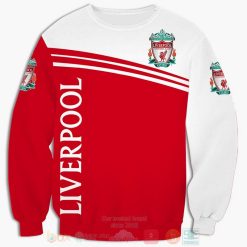 Liverpool FC Red White Sweatshirt V3