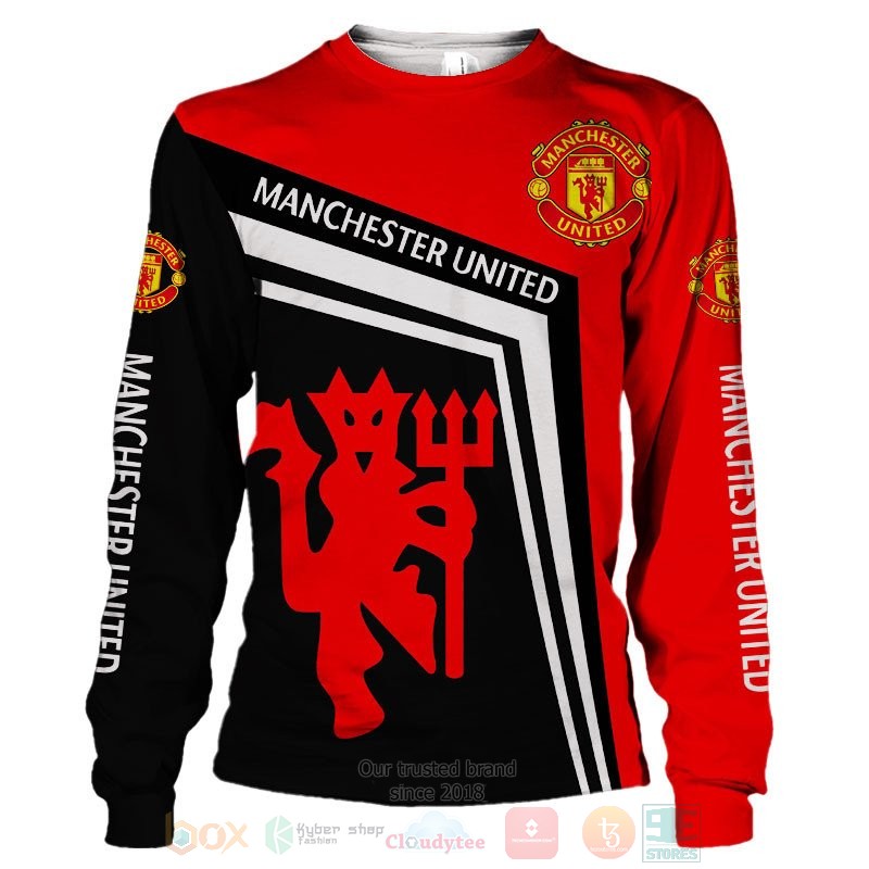 Manchester United Red Black Sweatshirt V5