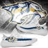NHL Nashville Predators White Navy Blue Yeezy Boost Sneakers