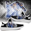 NCAA Memphis Tigers Black Scratch Yeezy Boost Sneakers