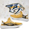 NHL Nashville Predators Yellow Black Yeezy Boost Sneakers