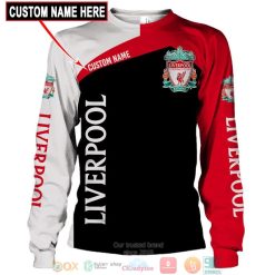 Liverpool FC Custom Name Red Black Sweatshirt V2