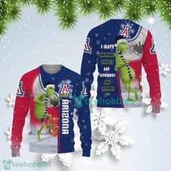 NCAA Arizona Wildcats The Grinch Ugly Christmas Sweatshirt