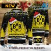 Borussia Dortmund Yellow Black Ugly Christmas Sweater V2