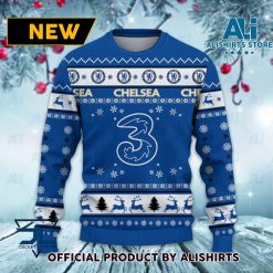 Chelsea FC Mascot Ugly Christmas Sweater - Image 2