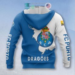 Alternative view of FC Porto Blue White Dragoes Pullover Hoodie