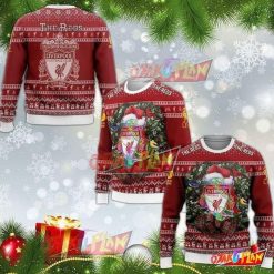 Liverpool FC The Reds Ugly Christmas Sweater