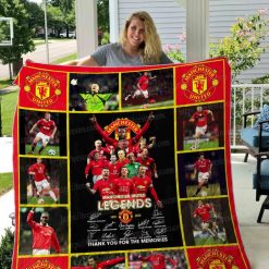 Manchester United Legends Quilt Blanket V2