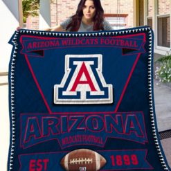 NCAA Arizona Wildcats Blue Est 1899 Quilt Blanket