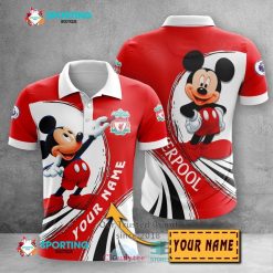Liverpool FC Custom Name Mickey Polo Shirt