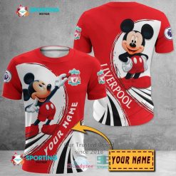 Liverpool FC Custom Name Mickey T-Shirt