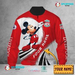 Liverpool FC Custom Name Mickey Bomber Jacket