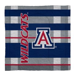 NCAA Arizona Wildcats Grey Blue Bedding Set - Image 2