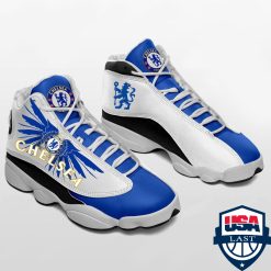 Chelsea FC White Blue Air Jordan 13 Shoes