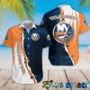 NHL New York Islanders Orange Blue Hawaiian Shirt