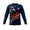 NHL Columbus Blue Jackets Eage American Flag Sweatshirt