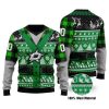 NHL Dallas Stars Custom Number Ugly Christmas Sweater