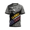 NHL Los Angeles Kings Eagle American Flag T-Shirt