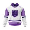 NHL Los Angeles Kings Custom Name Number Hockey Fight Cancer Jersey Pullover Hoodie