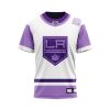 NHL Los Angeles Kings Custom Name Number Hockey Fight Cancer Jersey T-Shirt
