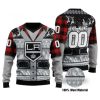 NHL Los Angeles Kings Custom Name Number Ugly Christmas Sweater