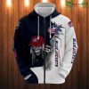NHL Columbus Blue Jackets Ultra Death Zip Up Hoodie