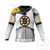 NHL Boston Bruins Custom Name Number Star War Sweatshirt
