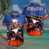 NHL New York Islanders Orange Blue Coconut Tree Hawaiian Shirt