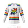 NHL New Jersey Devils Custom Name Number LGBT Pride Jersey Sweatshirt