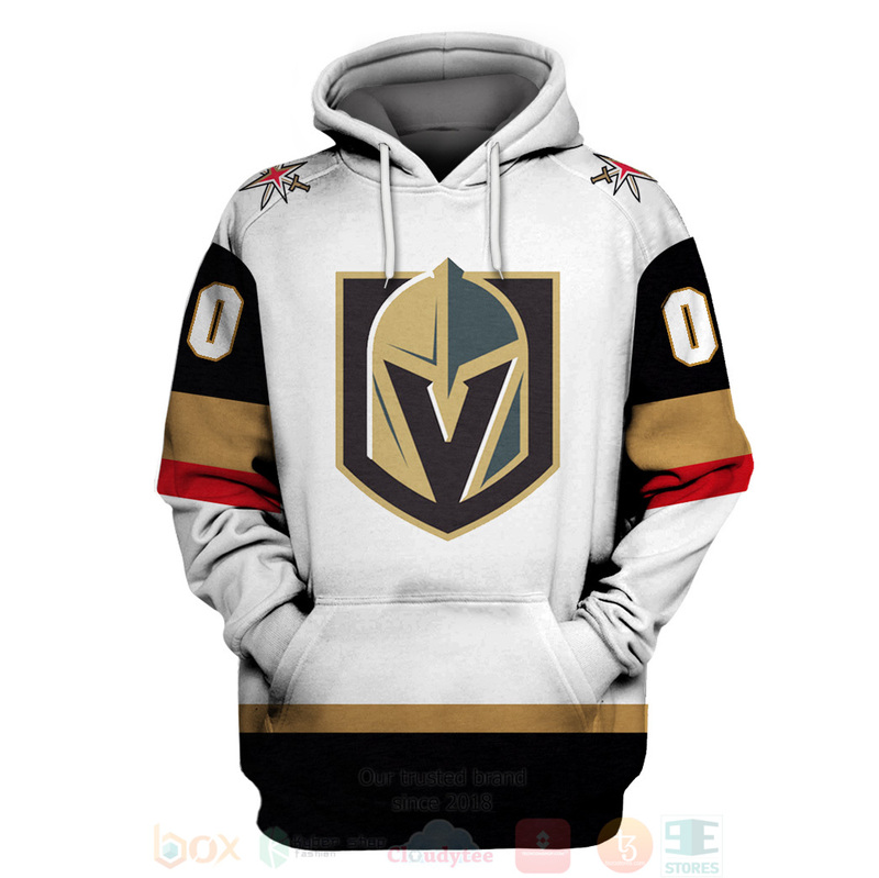 NHL Vegas Golden Knights Custom Name Number 2022 Away Jersey Pullover Hoodie NHL Vegas Golden Knights Custom Name Number 2022 Away Jersey Pullover Hoodie