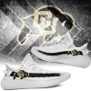 NCAA Colorado Buffaloes White Black Yeezy Boost Sneakers
