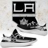 NHL Los Angeles Kings Black White Yeezy Boost Sneakers