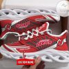 NHL New Jersey Devils Custom Name Red Max Soul Shoes