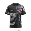 NHL Los Angeles Kings American Flag Skull T-Shirt