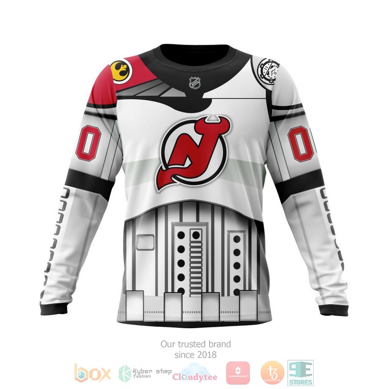 NHL New Jersey Devils Custom Name Number Star War Sweatshirt NHL New Jersey Devils Custom Name Number Star War Sweatshirt