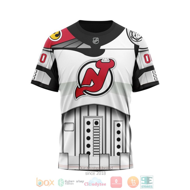 NHL New Jersey Devils Custom Name Number Star War T-Shirt