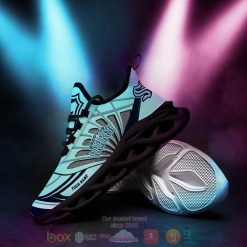 Alternative view of NHL Seattle Kraken Custom Name Ice Blue Max Soul Shoes