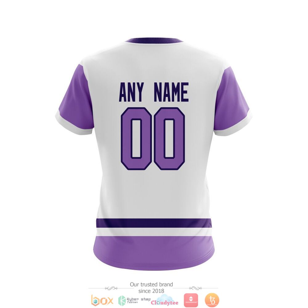 NHL Vegas Golden Knights Custom Name Number Hockey Fight Cancer Jersey T-Shirt NHL Vegas Golden Knights Custom Name Number Hockey Fight Cancer Jersey T-Shirt