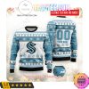 NHL Seattle Kraken Custom Name Number Ugly Christmas Sweater V3