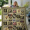 NCAA Colorado Buffaloes Gold Black Mascot Quilt Blanket