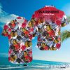 NHL Chicago Blackhawks Custom Name Red Hibiscus Tropical Hawaiian Shirt
